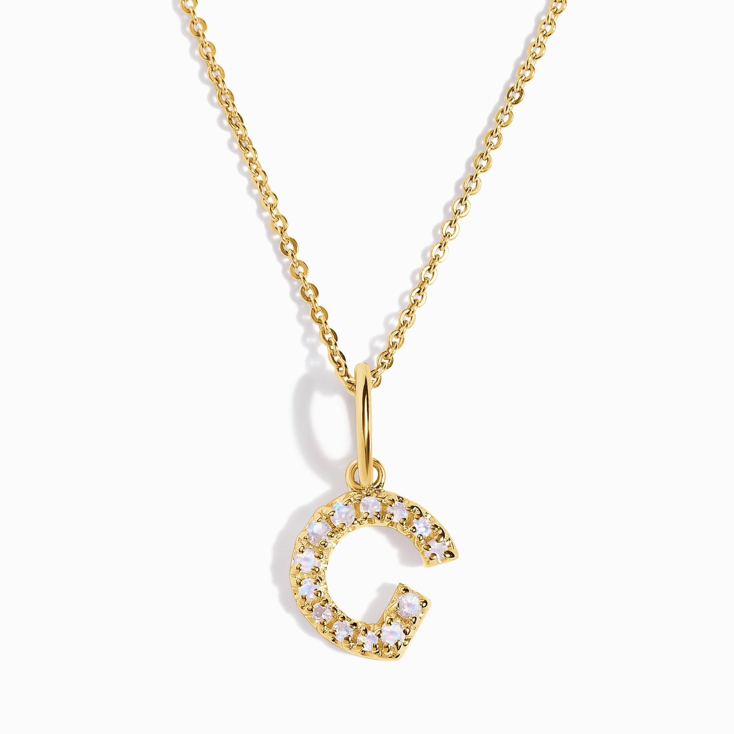 Collier Pierre de Lune - Alphabet