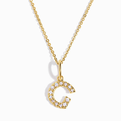 Collier Pierre de Lune - Alphabet