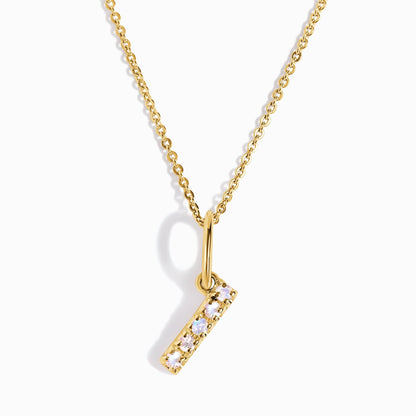 Collier Pierre de Lune - Alphabet