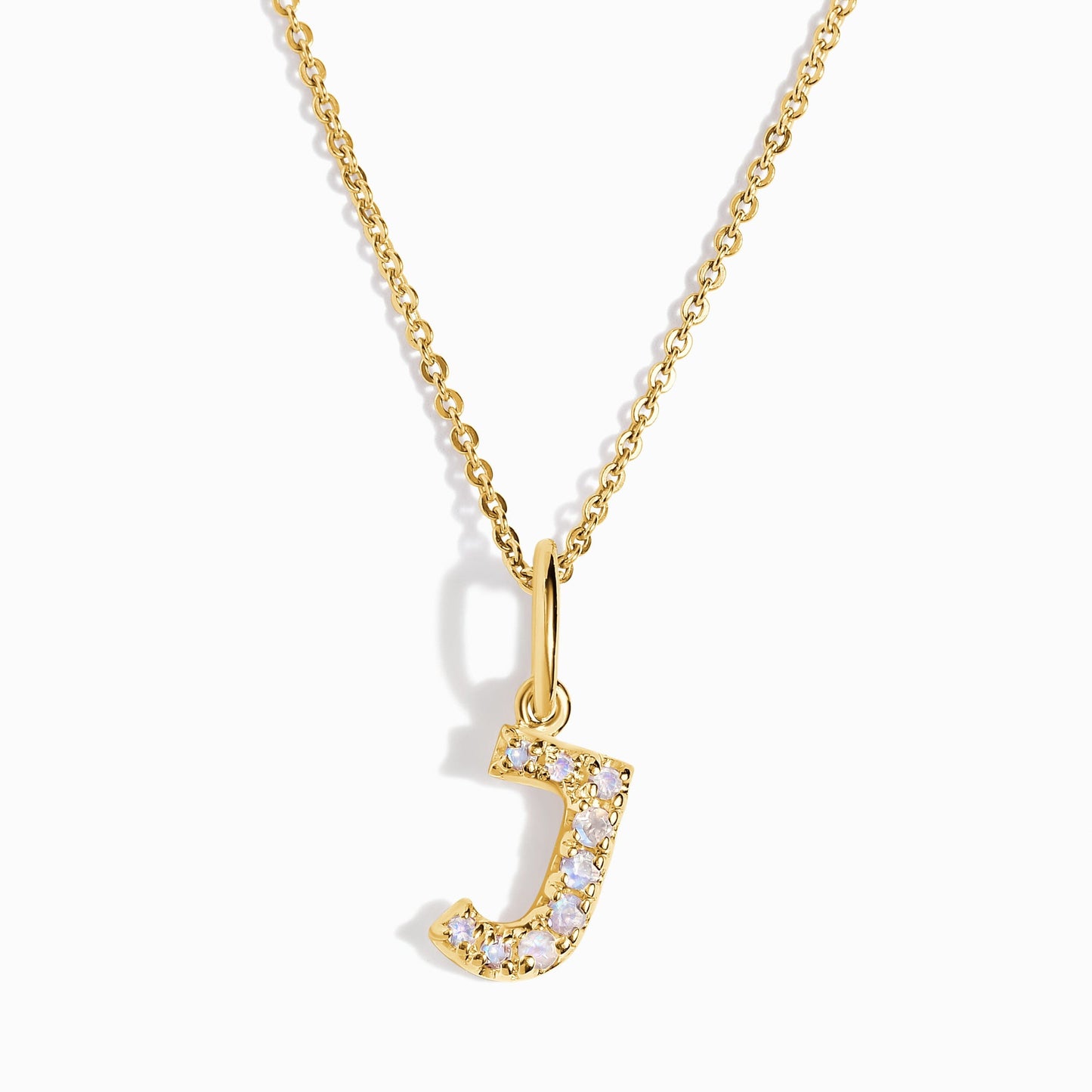 Collier Pierre de Lune - Alphabet