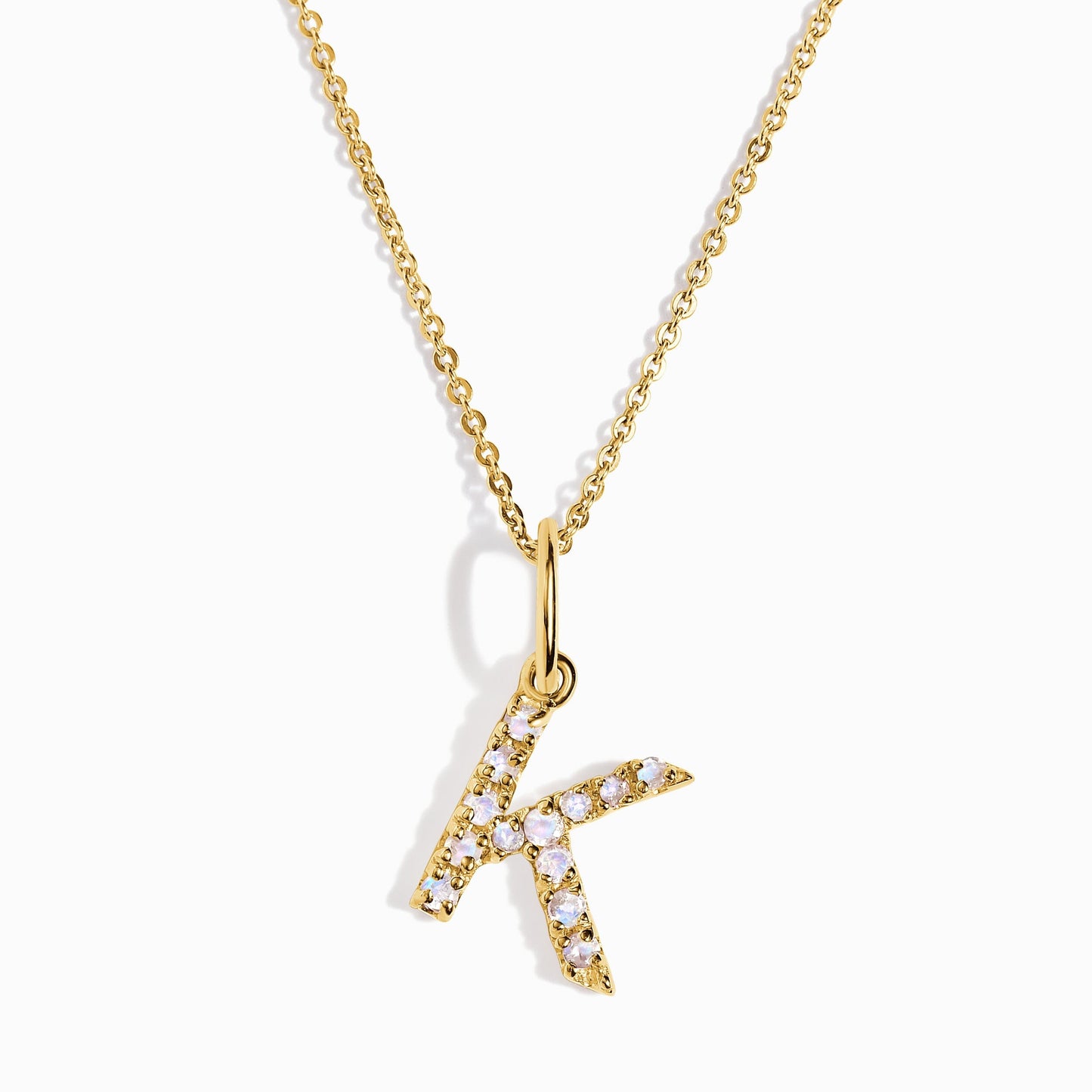 Collier Pierre de Lune - Alphabet
