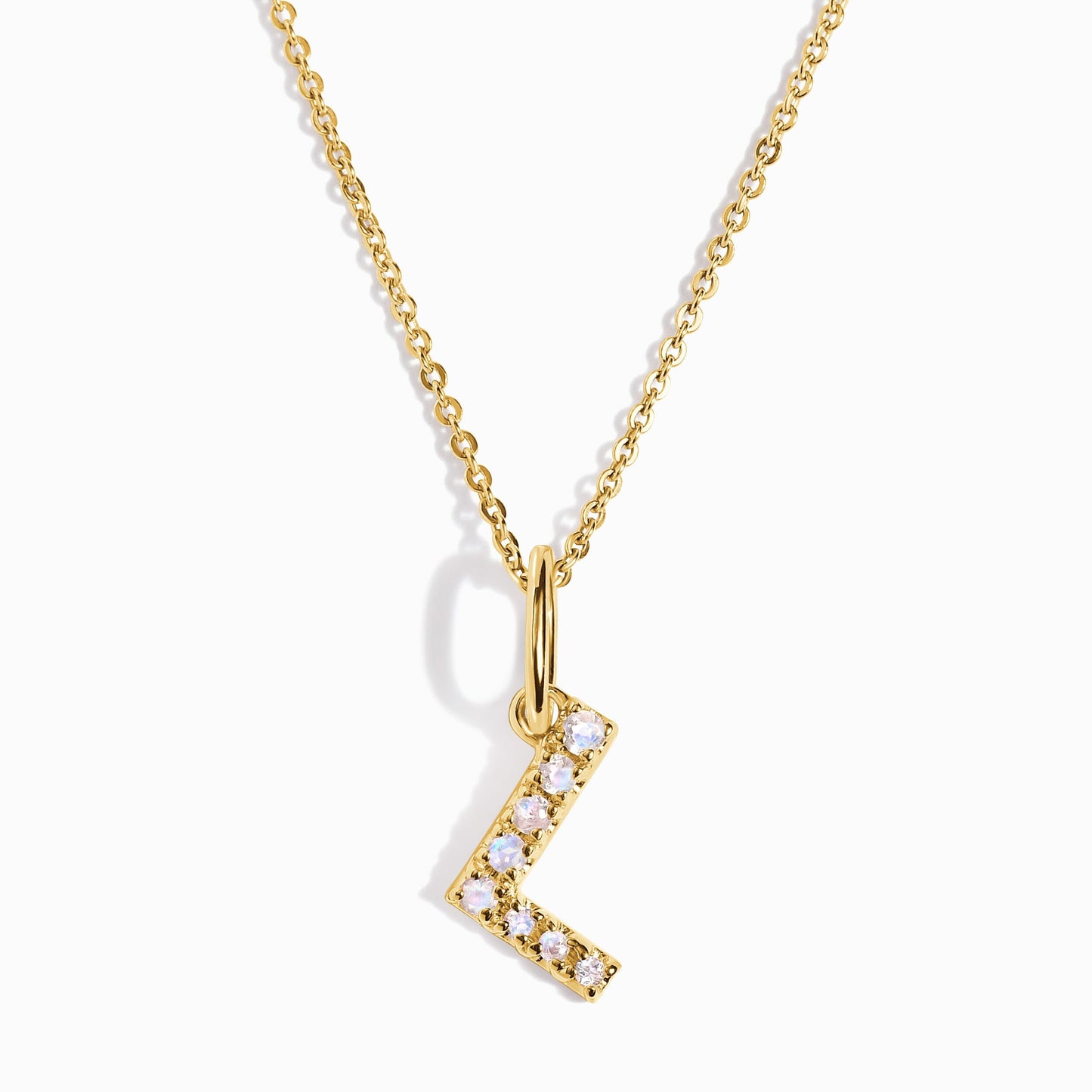 Collier Pierre de Lune - Alphabet