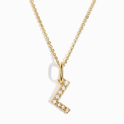 Collier Pierre de Lune - Alphabet