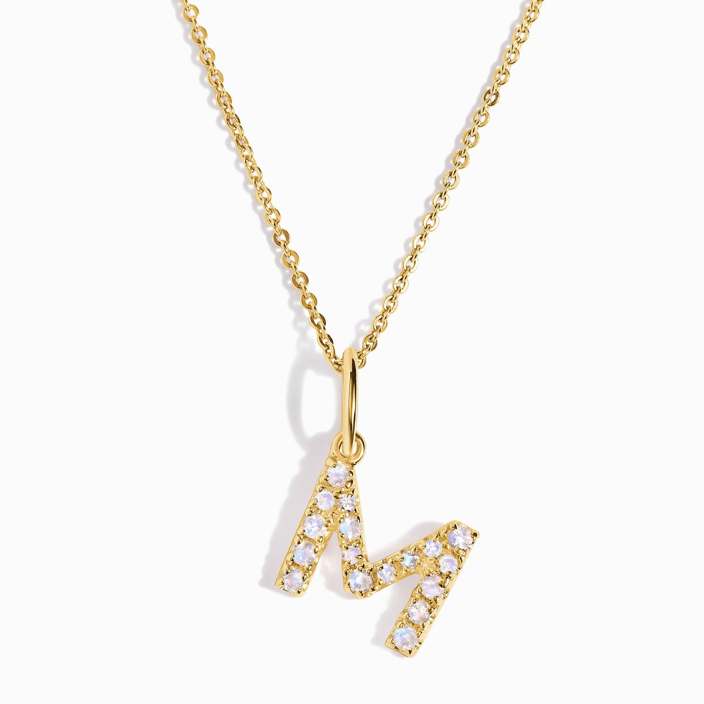 Collier Pierre de Lune - Alphabet