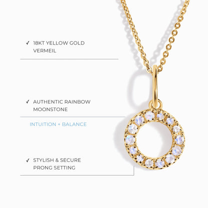 Collier Pierre de Lune - Alphabet