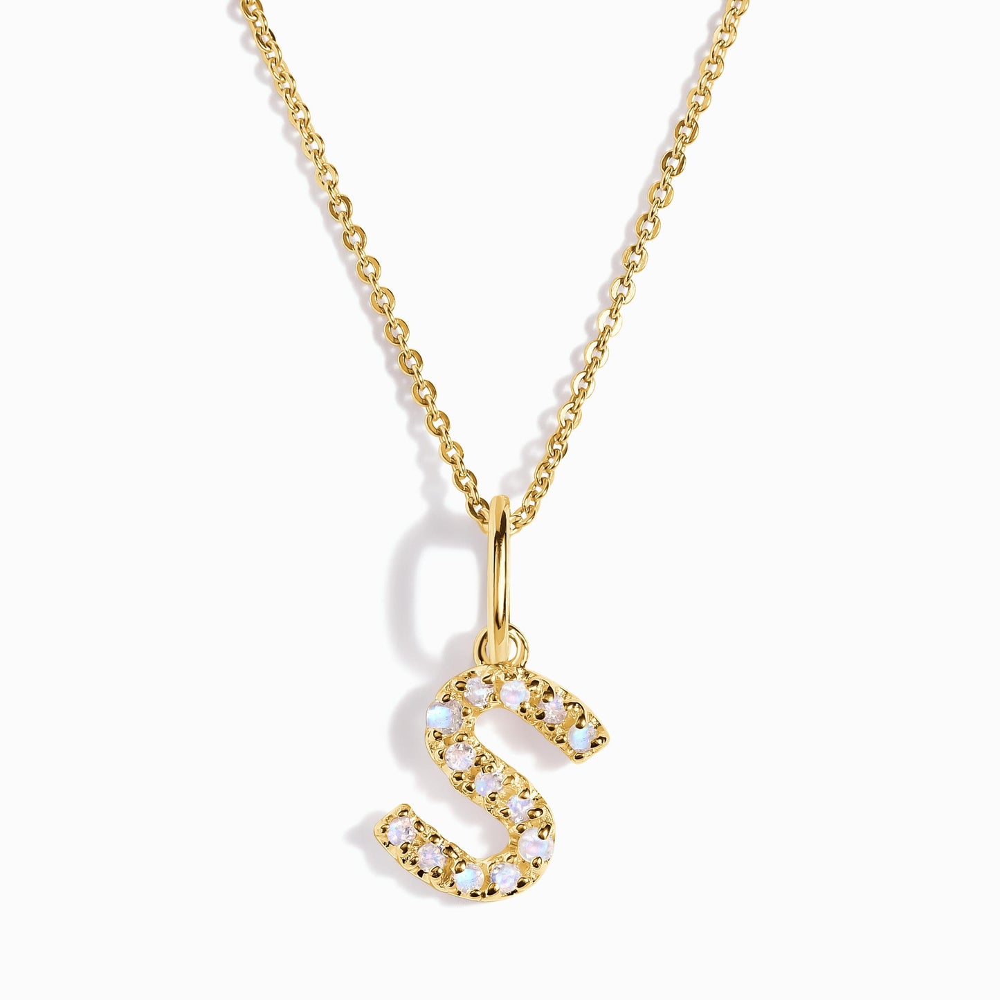 Collier Pierre de Lune - Alphabet