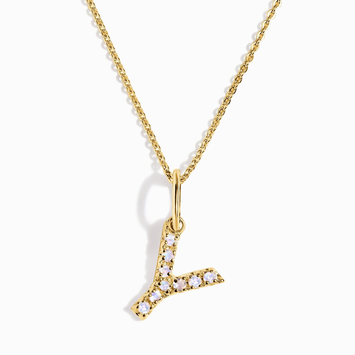Collier Pierre de Lune - Alphabet
