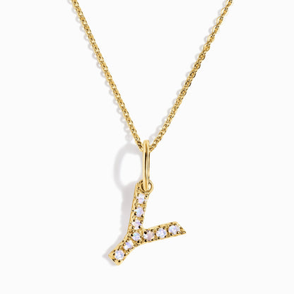 Collier Pierre de Lune - Alphabet
