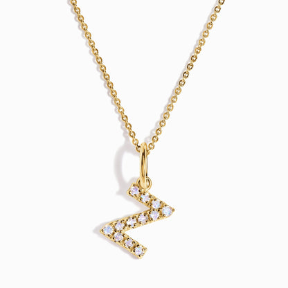 Collier Pierre de Lune - Alphabet