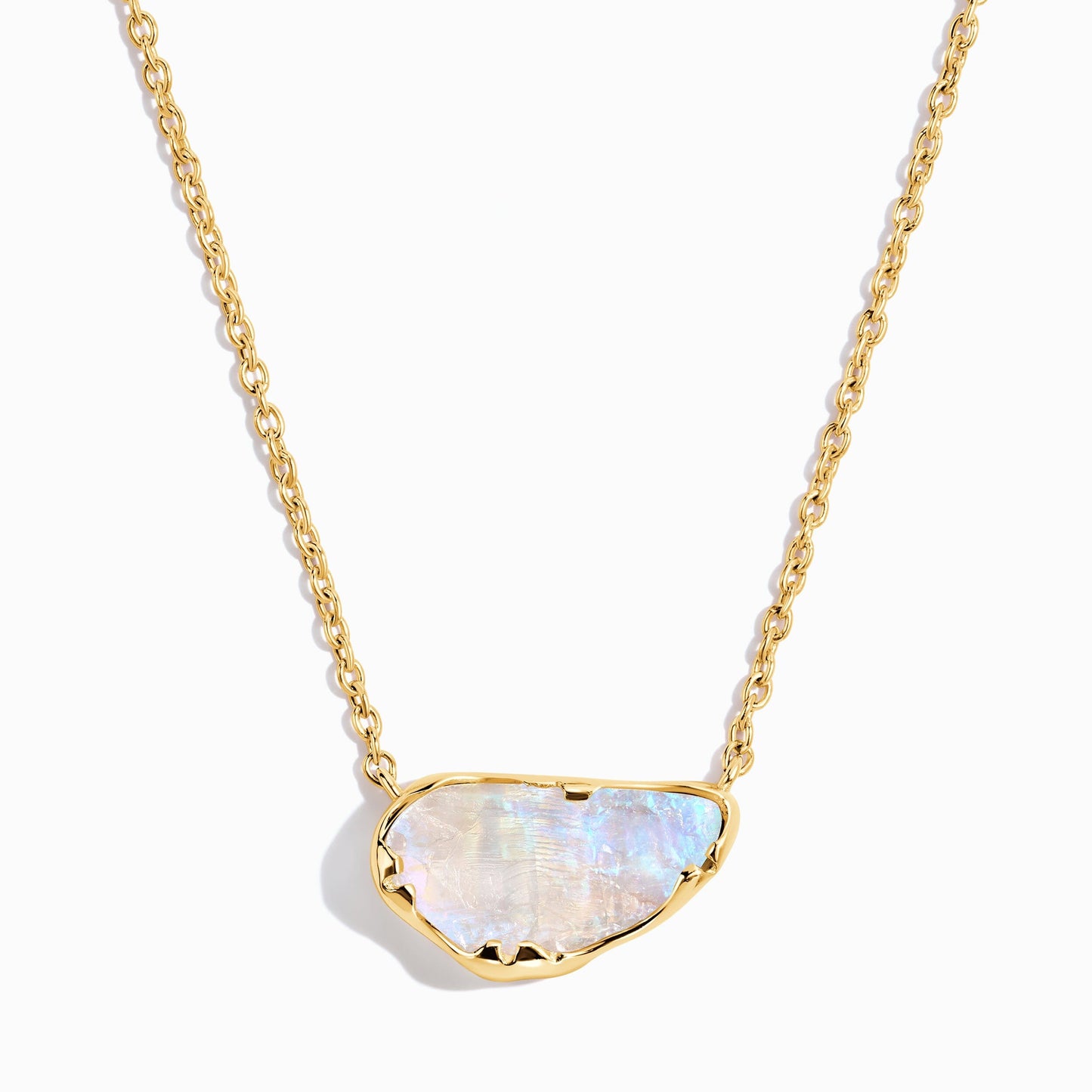 Collier en cristal brut - Pierre de lune sacrée