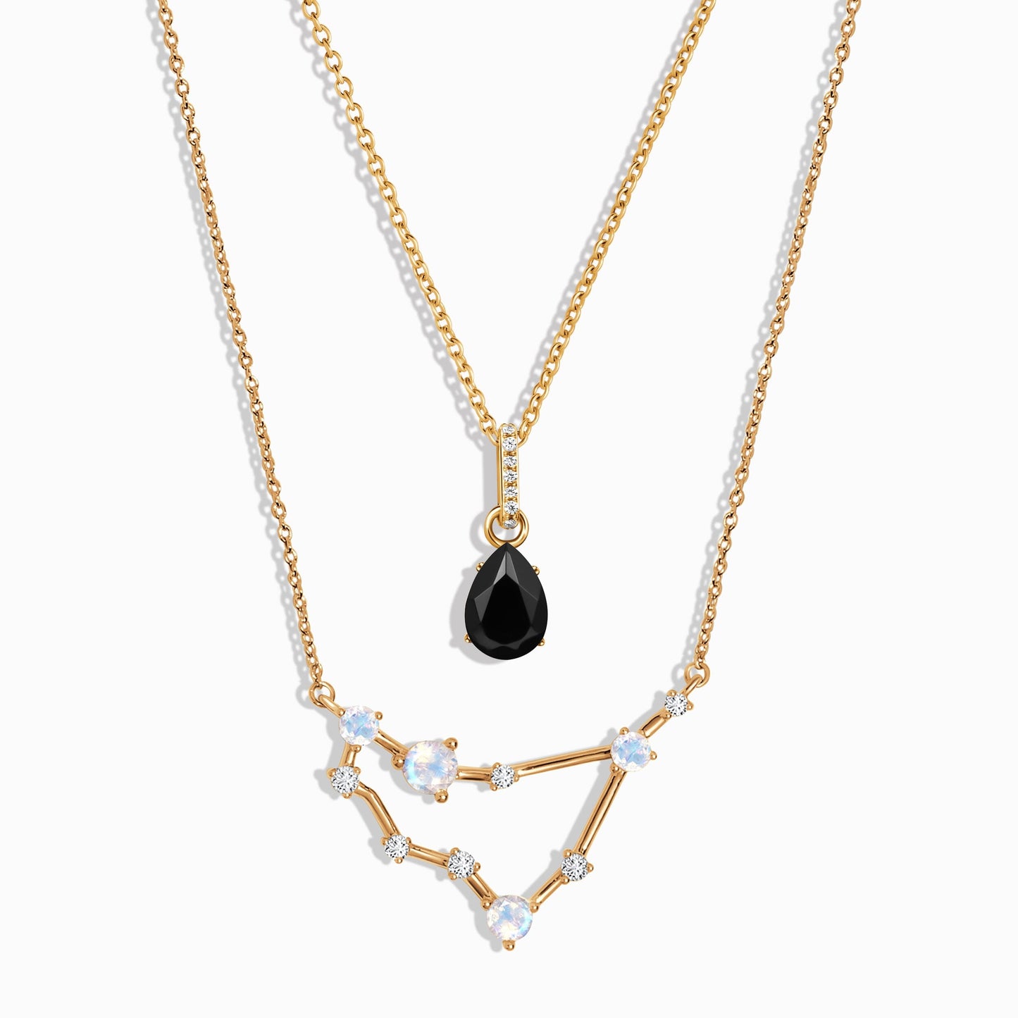 Constellation du Capricorne et onyx noir