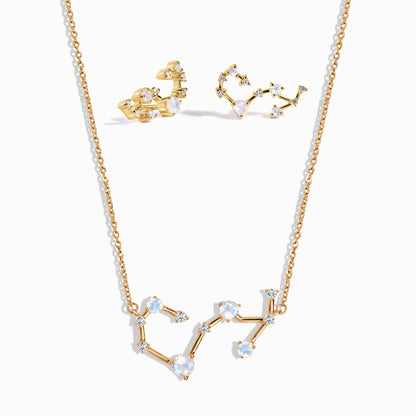 Collier et boucles d'oreilles constellation du zodiaque Scorpion