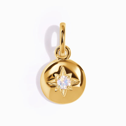 Pendentif Pierre de Lune - Étoile du Nord