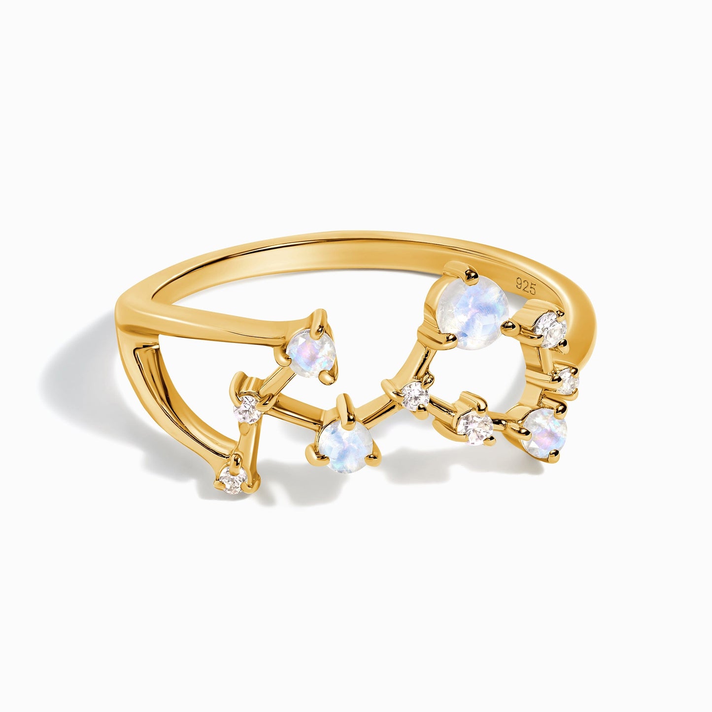 Bague en pierre de lune - Constellation du Scorpion