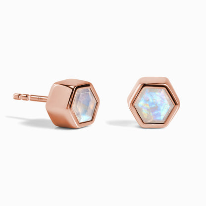 Boucles d'oreilles en pierre de lune - Novia