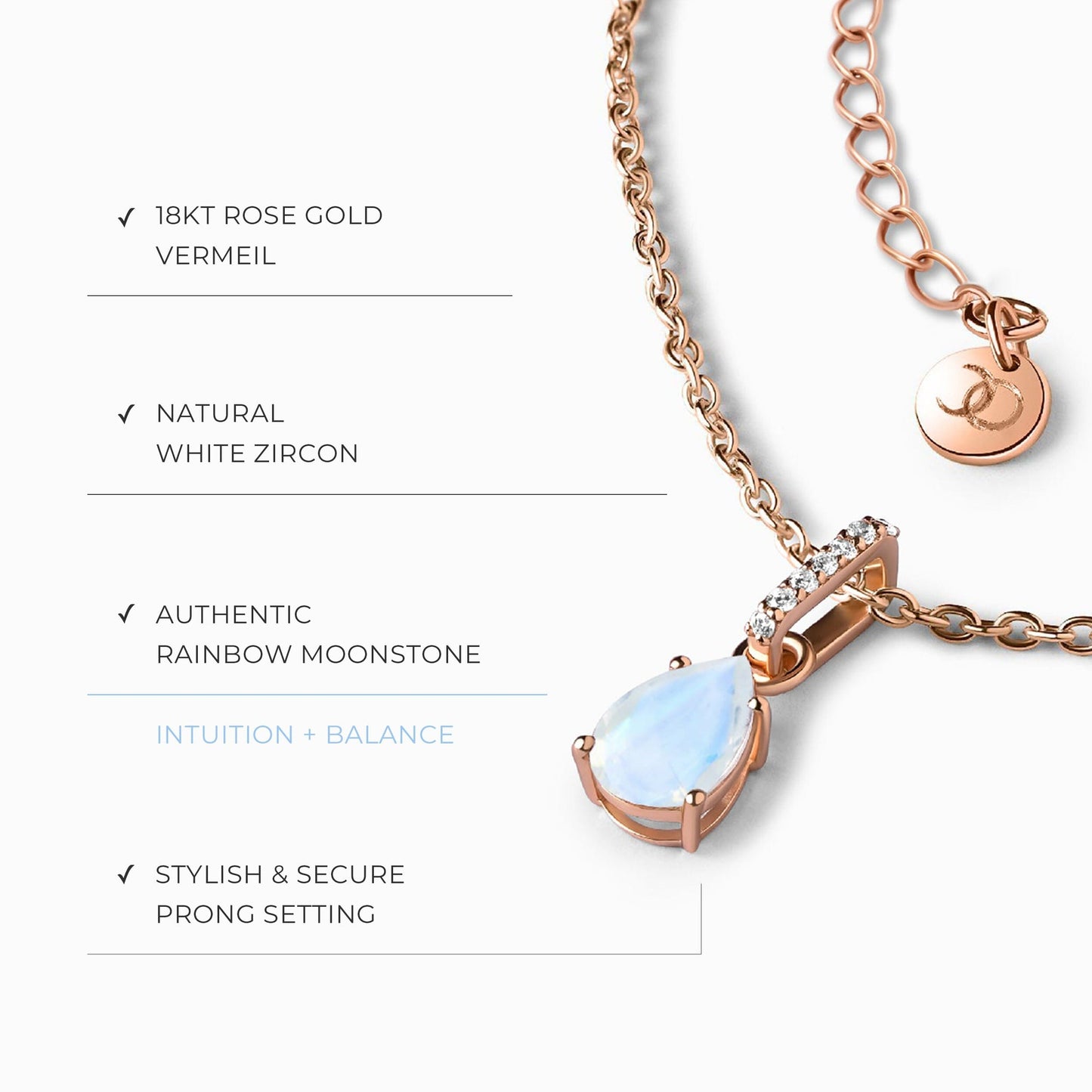 Collier en pierre de lune - Sway