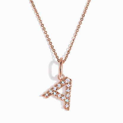 Collier Pierre de Lune - Alphabet