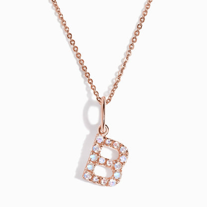 Collier Pierre de Lune - Alphabet