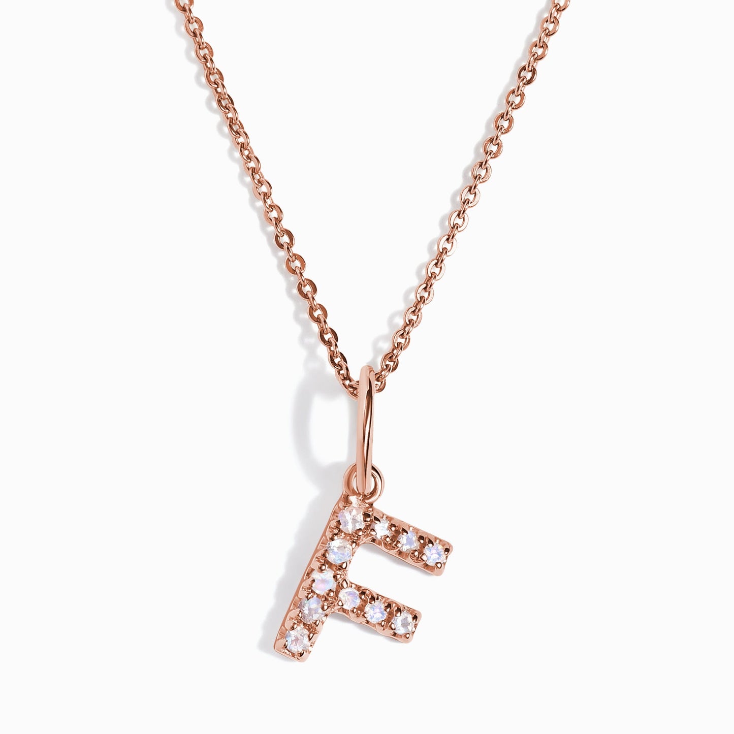 Collier Pierre de Lune - Alphabet