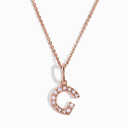 Collier Pierre de Lune - Alphabet