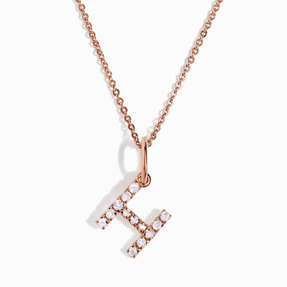 Collier Pierre de Lune - Alphabet