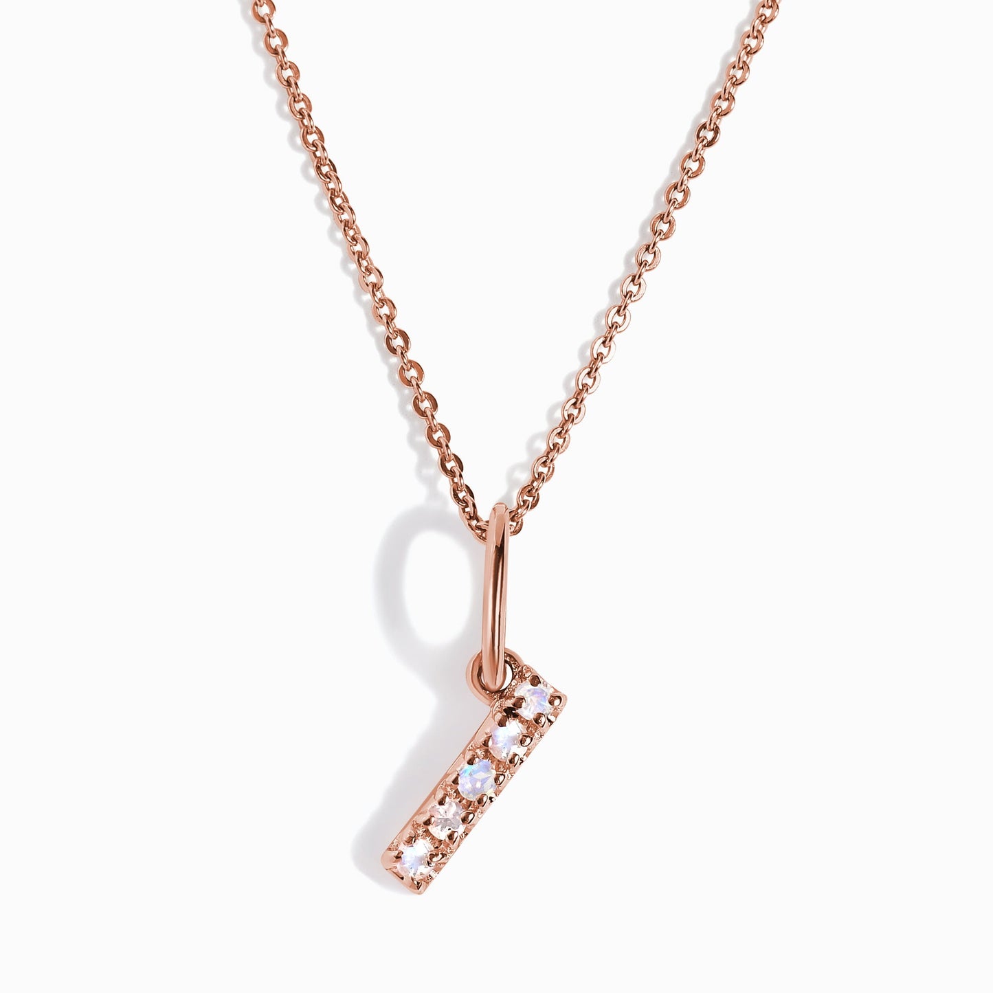 Collier Pierre de Lune - Alphabet