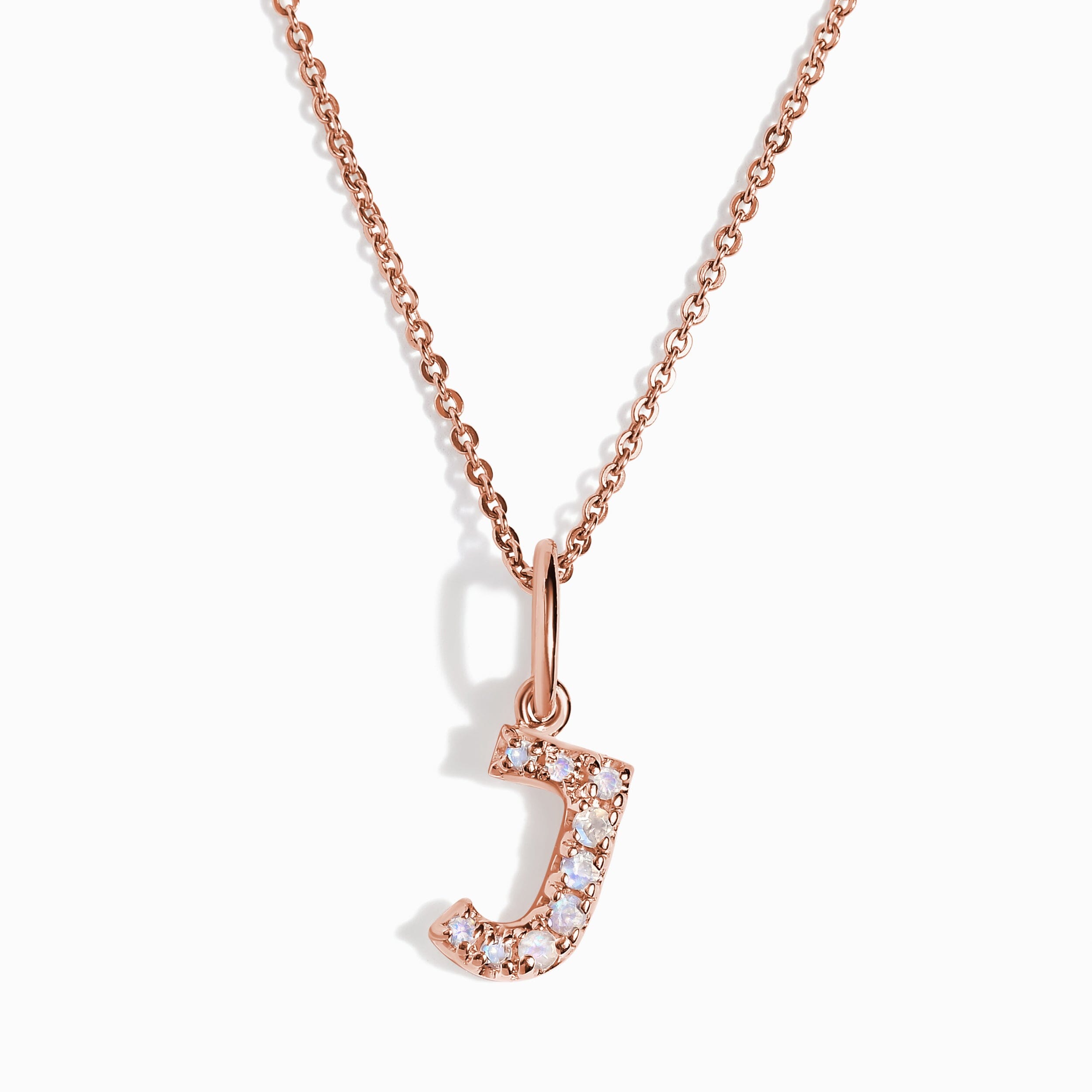 Moonstone Necklace - Alphabet