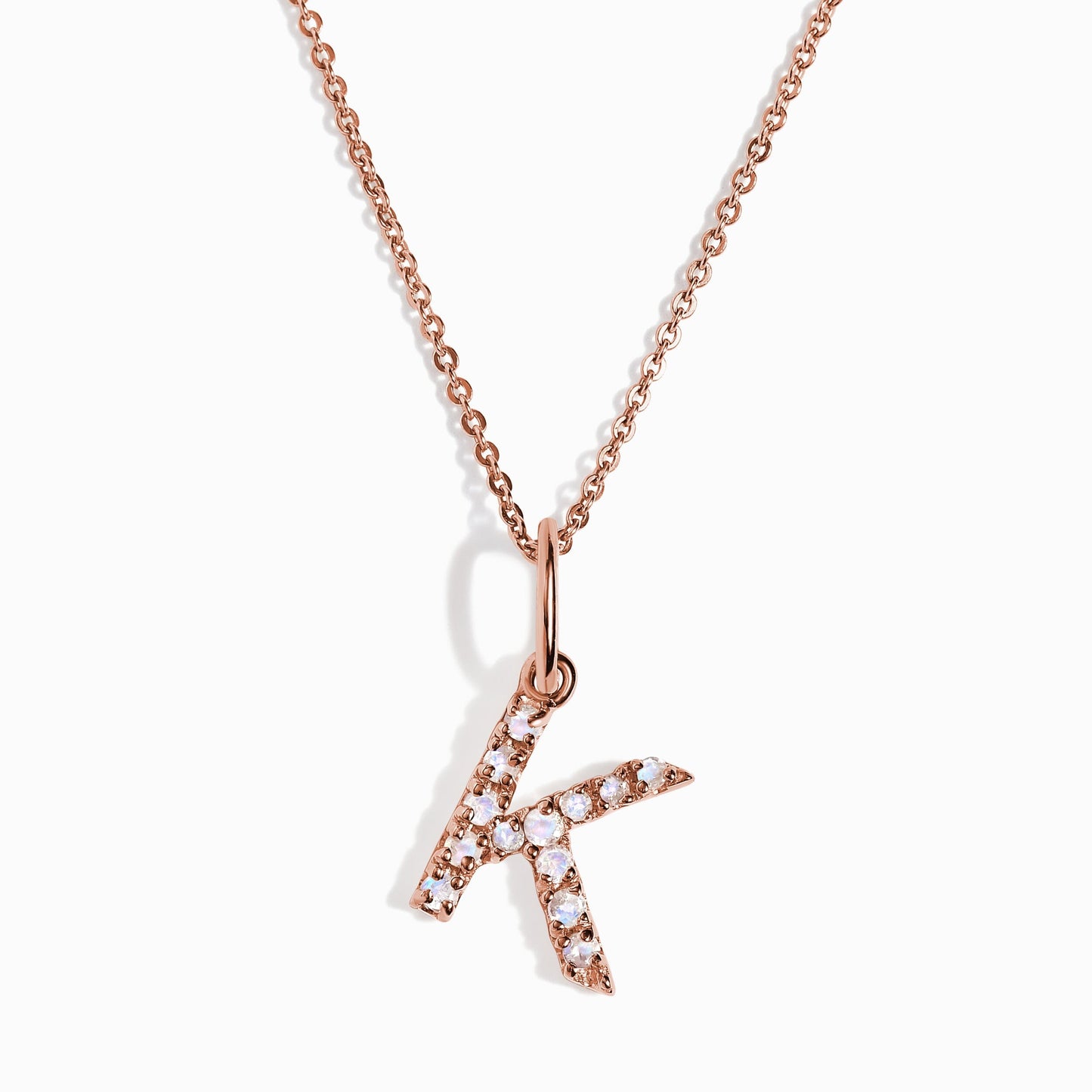 Collier Pierre de Lune - Alphabet