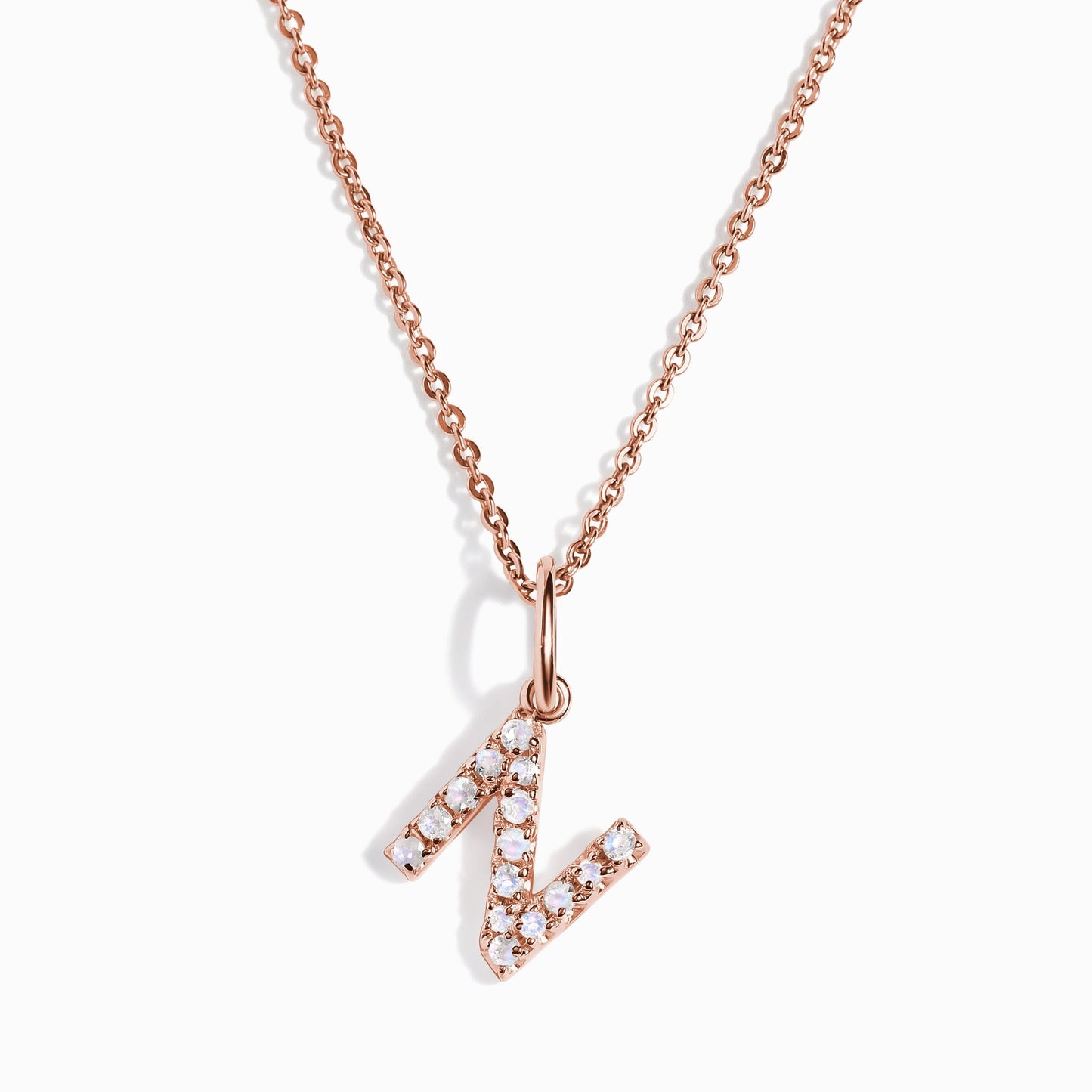 Collier Pierre de Lune - Alphabet