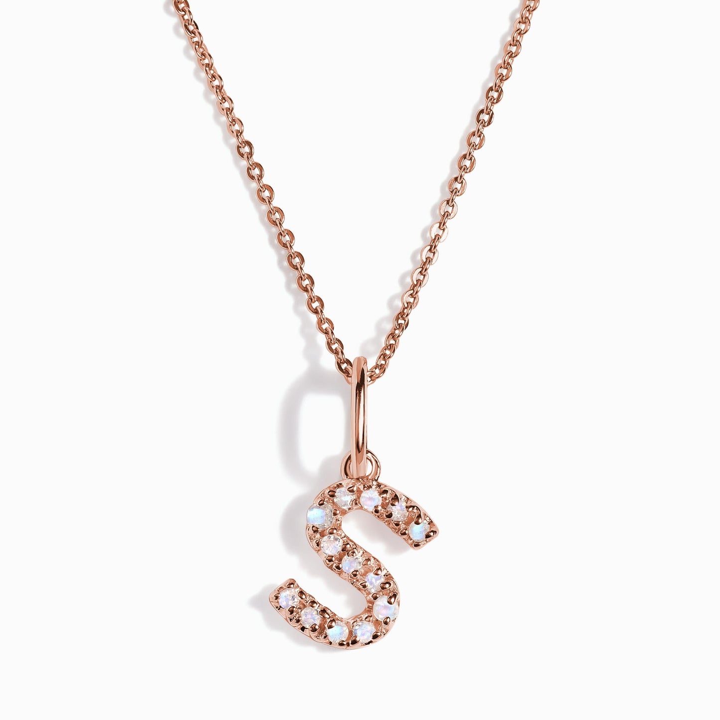 Collier Pierre de Lune - Alphabet