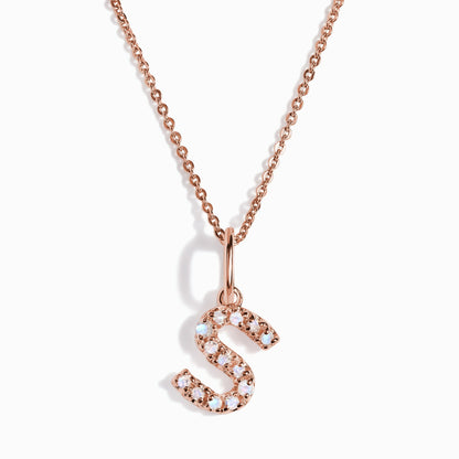 Collier Pierre de Lune - Alphabet