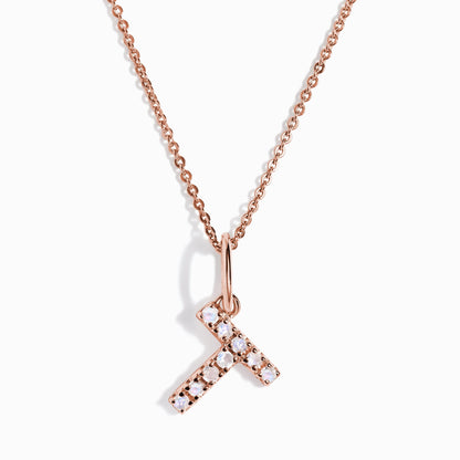 Collier Pierre de Lune - Alphabet