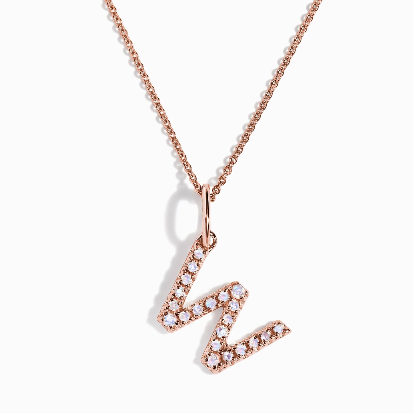Collier Pierre de Lune - Alphabet