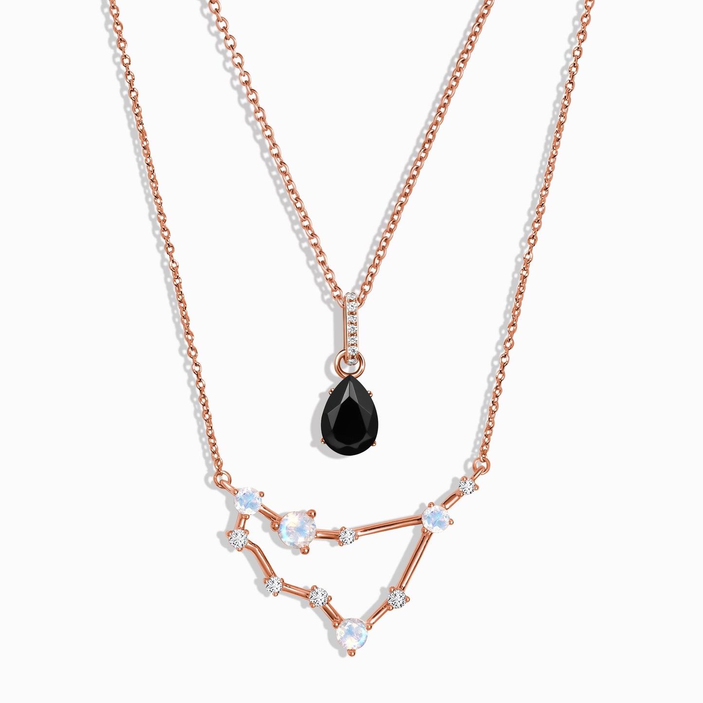 Constellation du Capricorne et onyx noir