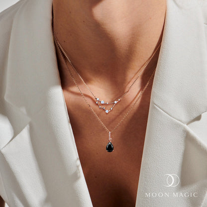 Constellation du Capricorne et onyx noir