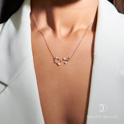 Collier et boucles d'oreilles constellation du zodiaque Scorpion
