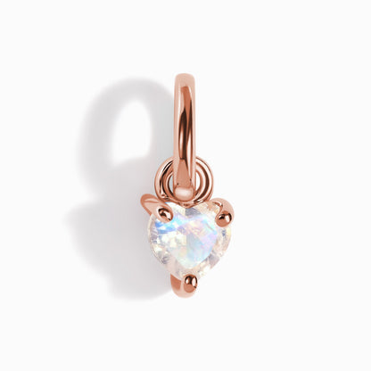 Pendentif Pierre de Lune - Amour