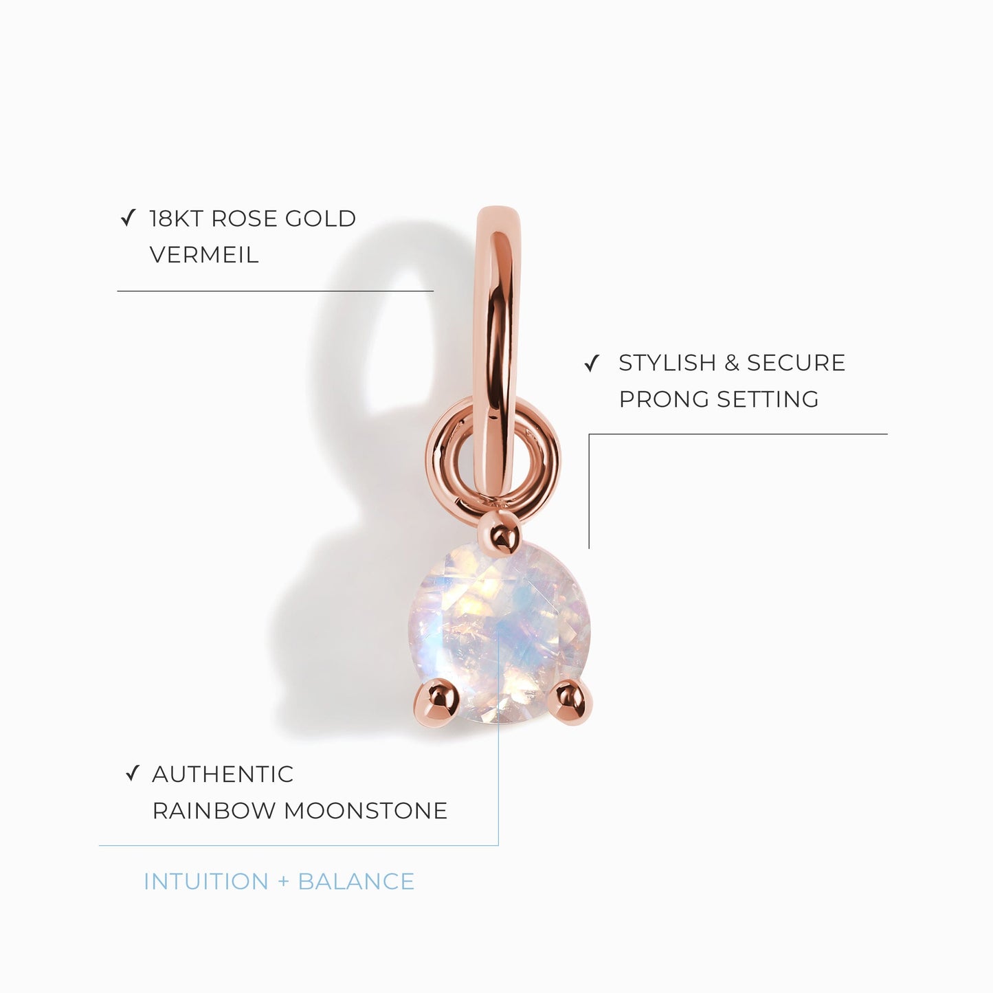 Pendentif en pierre de lune - Little Gem