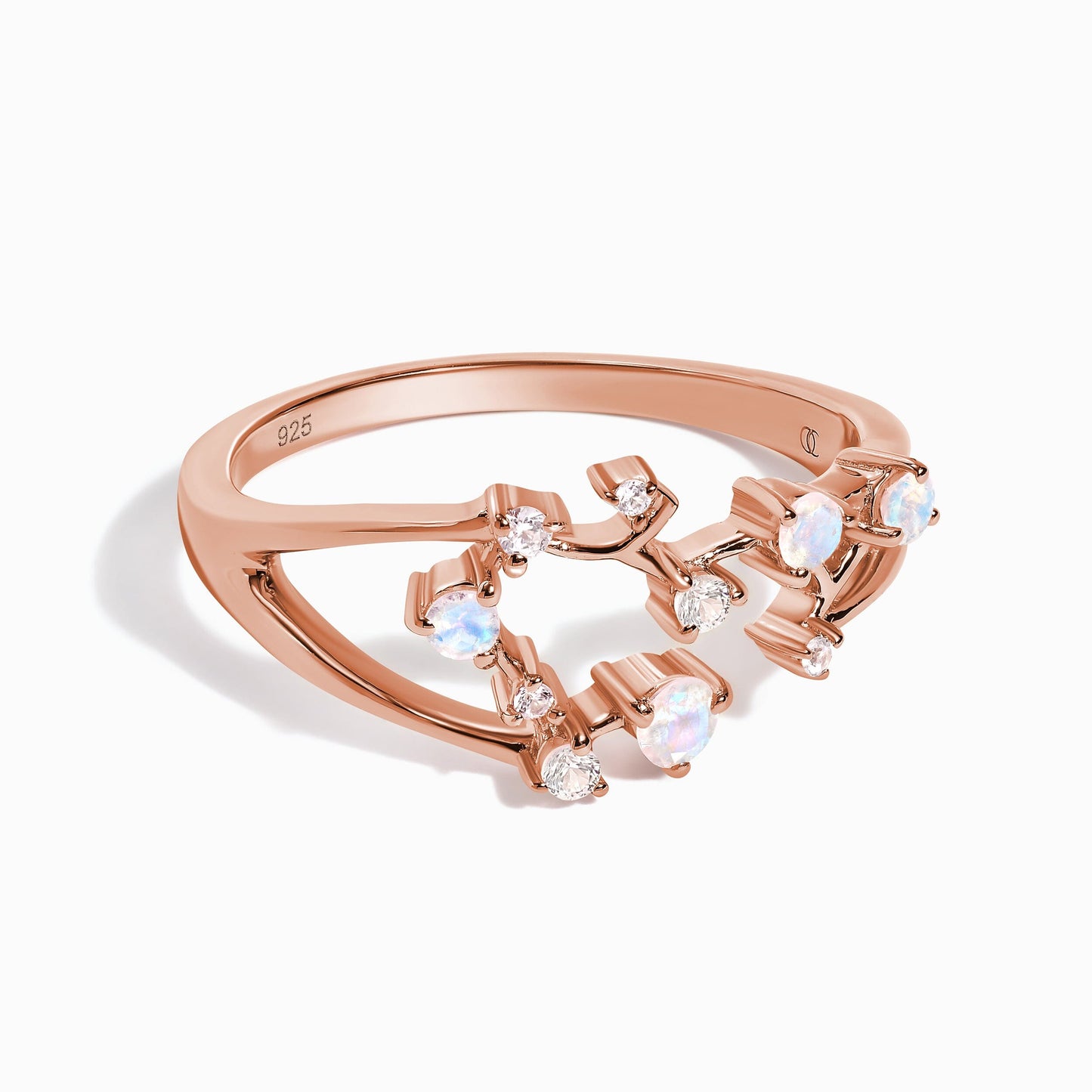 Bague en pierre de lune - Constellation du Sagittaire