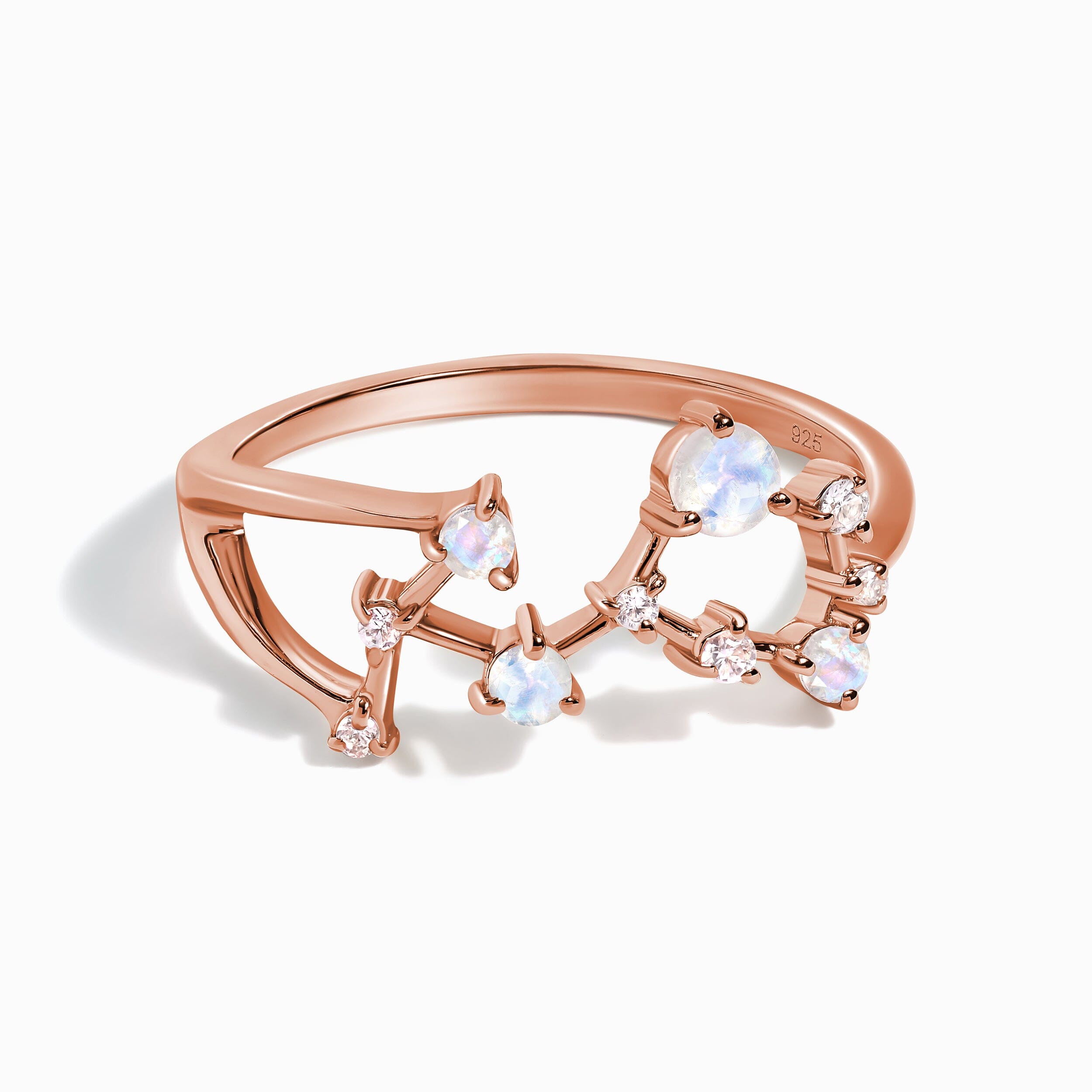 Moonstone Ring - Scorpio Zodiac Constellation