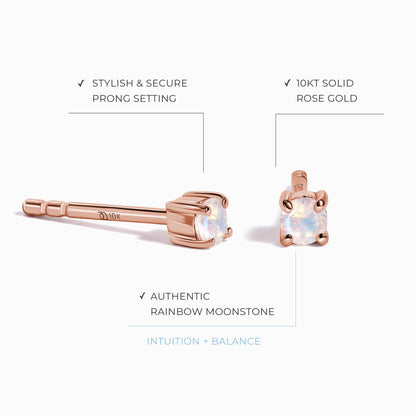 Boucles d'oreilles en pierre de lune - Sweet Angel