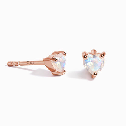 Boucles d'oreilles en pierre de lune - Amour
