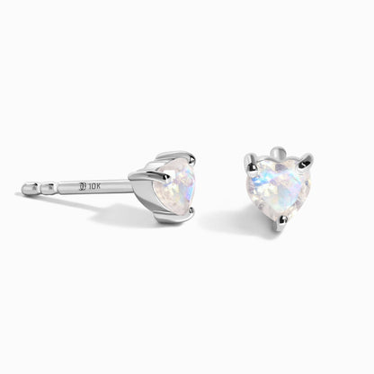Boucles d'oreilles en pierre de lune - Amour