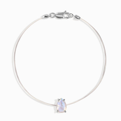 Bracelet en pierre de lune Floating Sway - Pierre de naissance de juin
