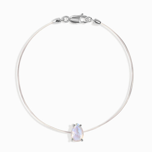 Bracelet en pierre de lune Floating Sway - Pierre de naissance de juin