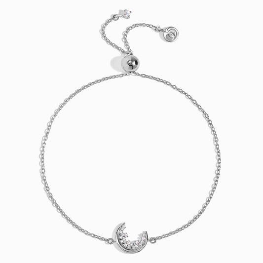 Bracelet en pierre de lune et zircon blanc - Lush Luna