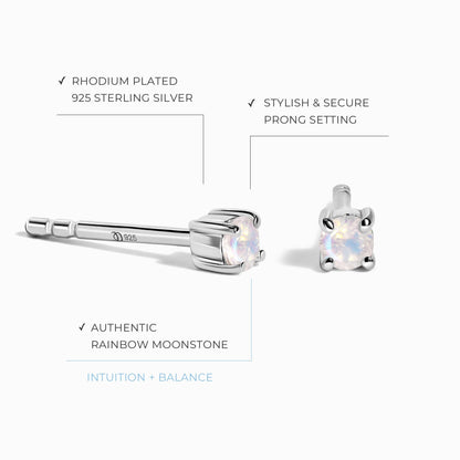 Boucles d'oreilles en pierre de lune - Sweet Angel
