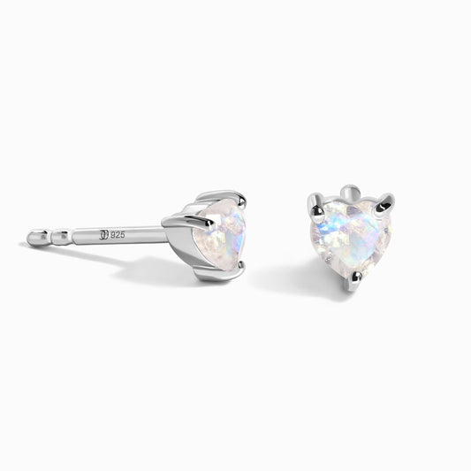 Boucles d'oreilles en pierre de lune - Amour