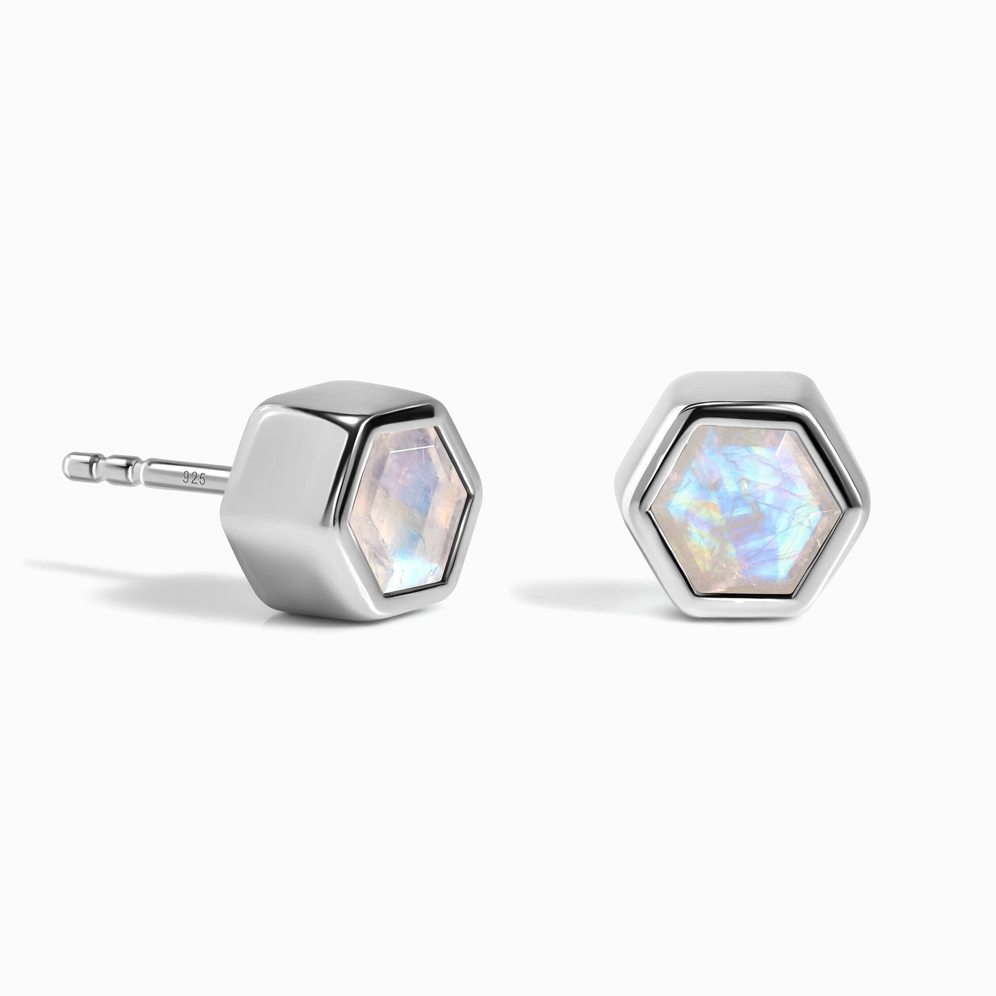 Boucles d'oreilles en pierre de lune - Novia