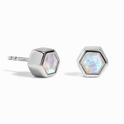Boucles d'oreilles en pierre de lune - Novia